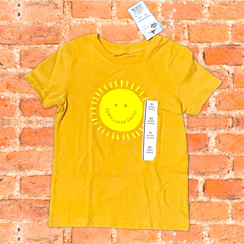 Cat n Jack Short Sleeve Tee Size 2T - NWT